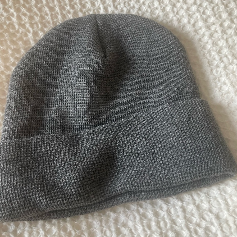 Gray Knit Beanie